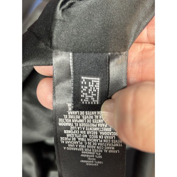 Ted Baker Column Dress Black Bright Flowers Size 2 4 High Neck Lined Maxi Sheath - Picture 4 of 13